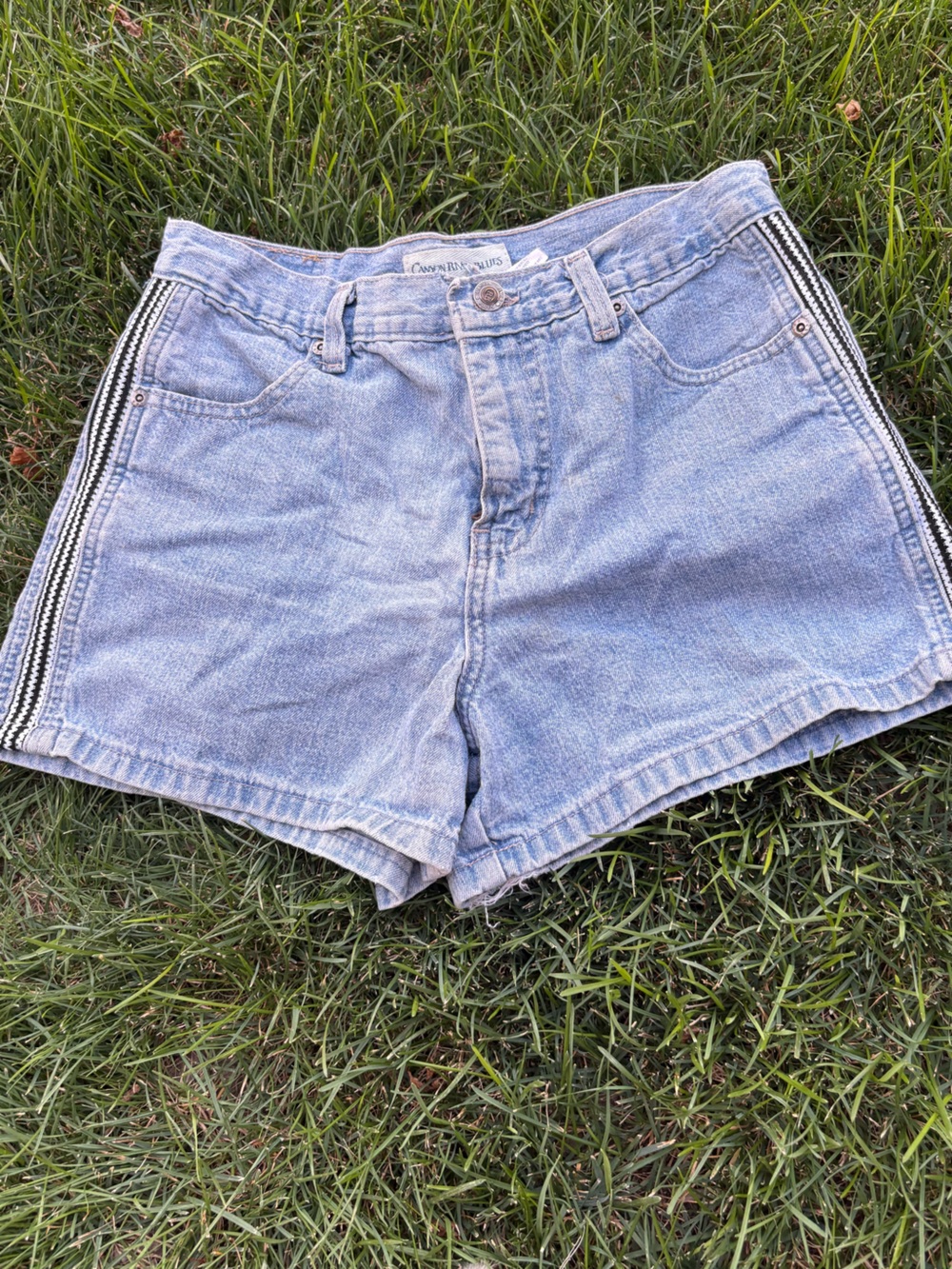 Vintage Canyon River Blues Light Blue Denim Shorts